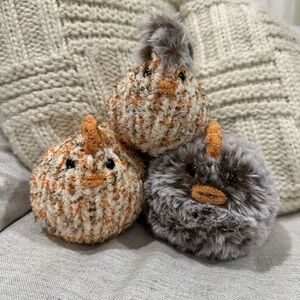 Crocheted plushie chicken